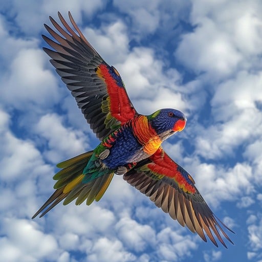 Rainbow Parrot